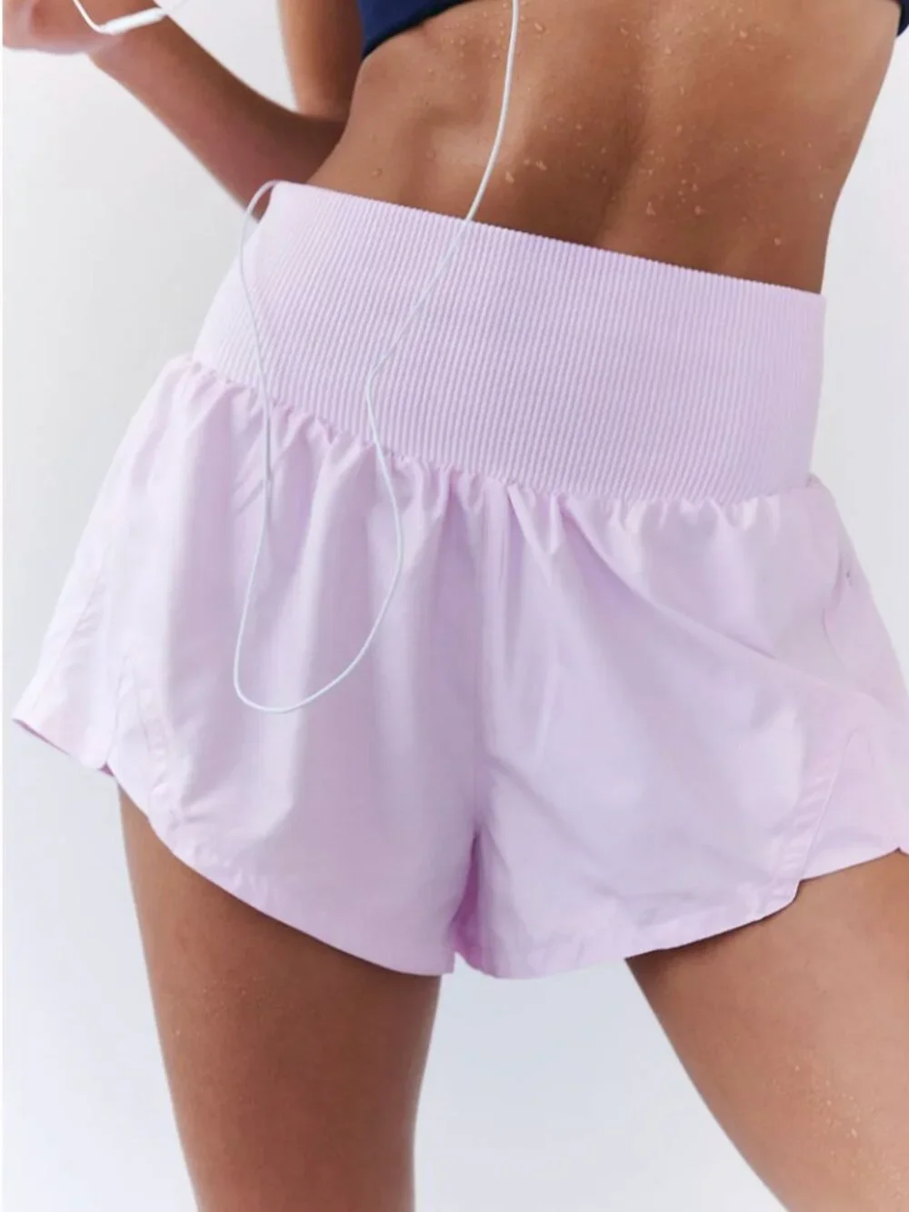 Free People Movement Women's Carpe Diem Shorts In Powder Pink-XL  NWOT